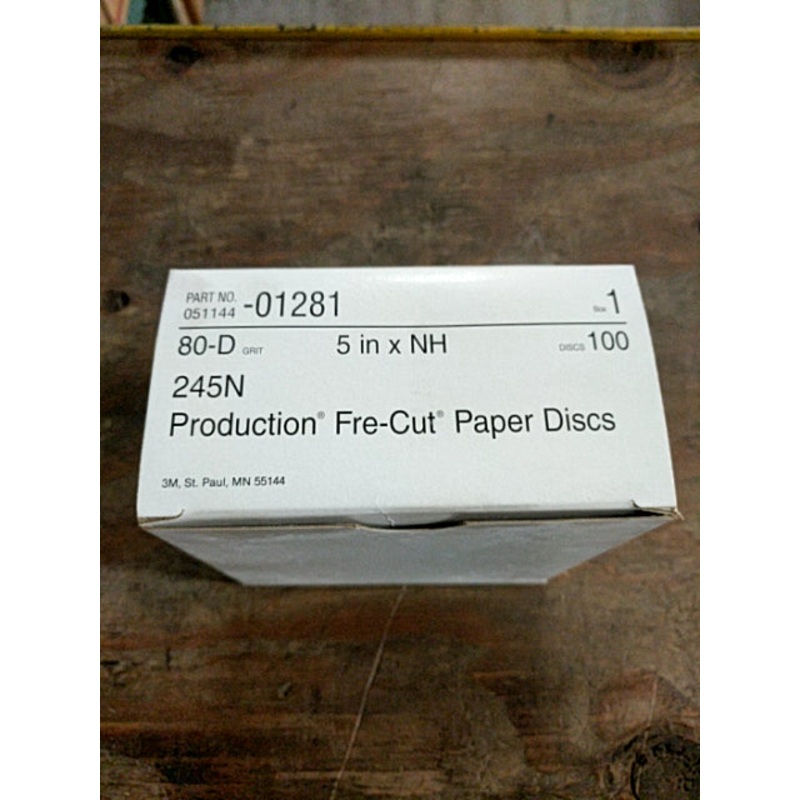 3M 051144-01281 5 X NH 245N 80-D Grit Sanding Discs (100PCS)