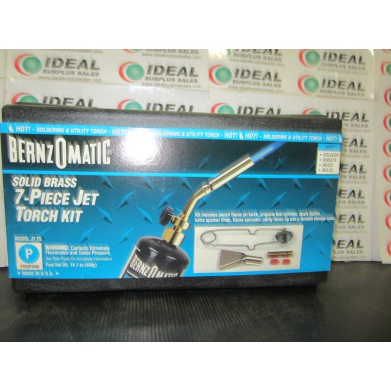 BERNZOMATIC JT 25|Factory Sealed Packaging|New In Box|New No Box|Used|Reconditioned