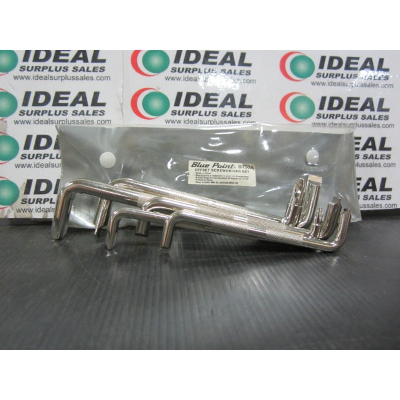 BLUE-POINT ST50A FLAT TIP AND PHILLIPS OFFSET COMBINATION SCREWDRIVER SET 5 PCS