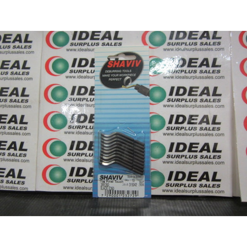 Shaviv E350 High Speed Bi-Directional Deburring Blades (10 PCS)