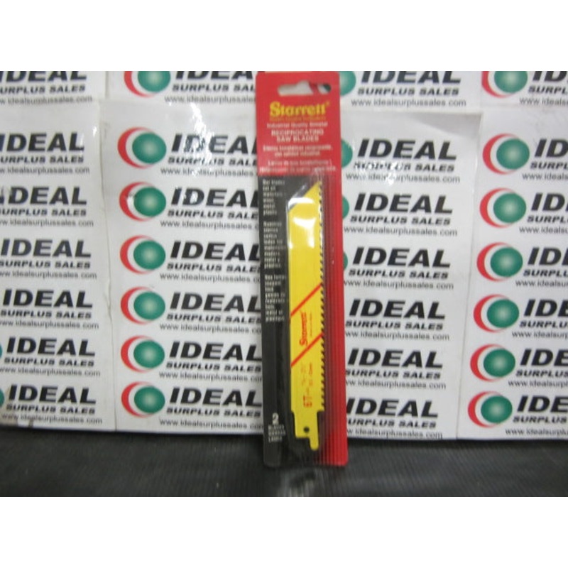 Starrett B66-2 6 x 3/4 Bi-Metal FastCut Recprocating Saw Blades (2 PCS)