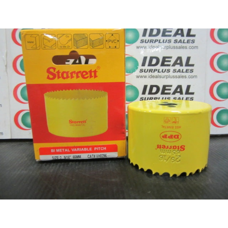Starrett VH0296 2-9/16 (65mm) Bi-Metal Variable Pitch Hole Saw