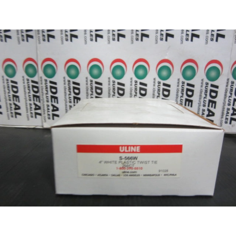 ULINE S-566W TWIST TIE|Factory Sealed Packaging|New In Box|New No Box|Used|Reconditioned