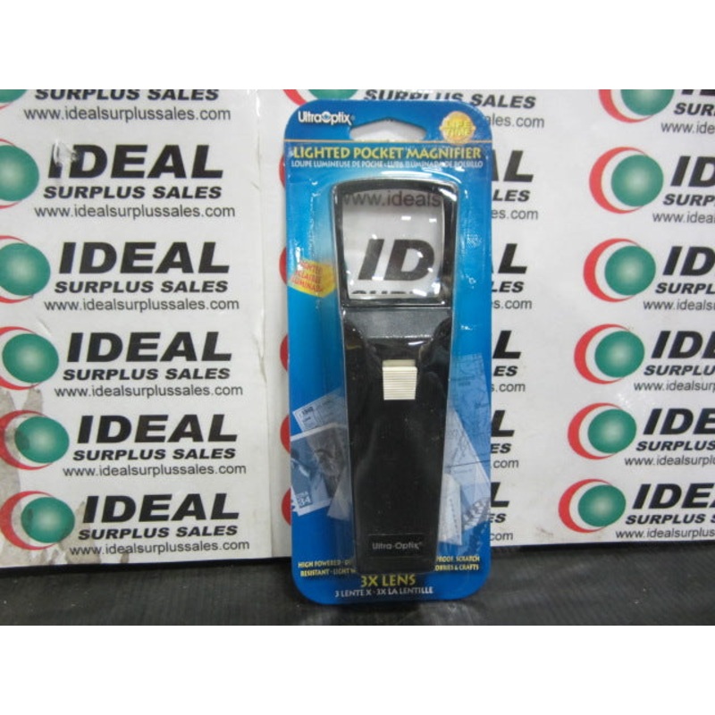 UltraOptix SV-2LP Lighted Pocket Magnifier 3X Lens