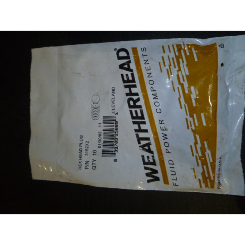 WEATHERHEAD 3152X2|Factory Sealed Packaging|New In Box|New No Box|Used|Reconditioned