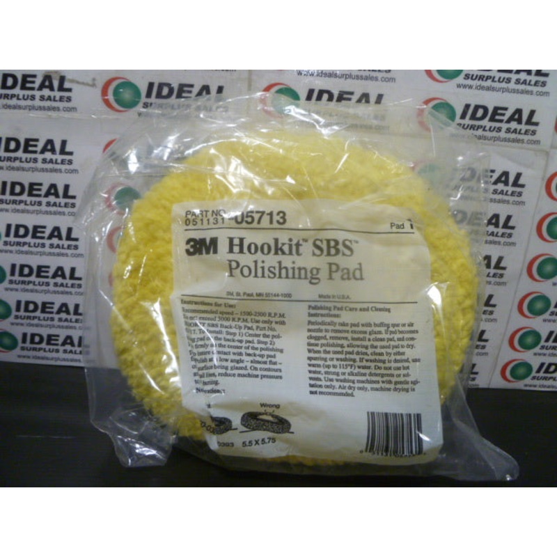 3M 05713 Hookit 9 Wool Buffing Polishing Pad 051131-05713