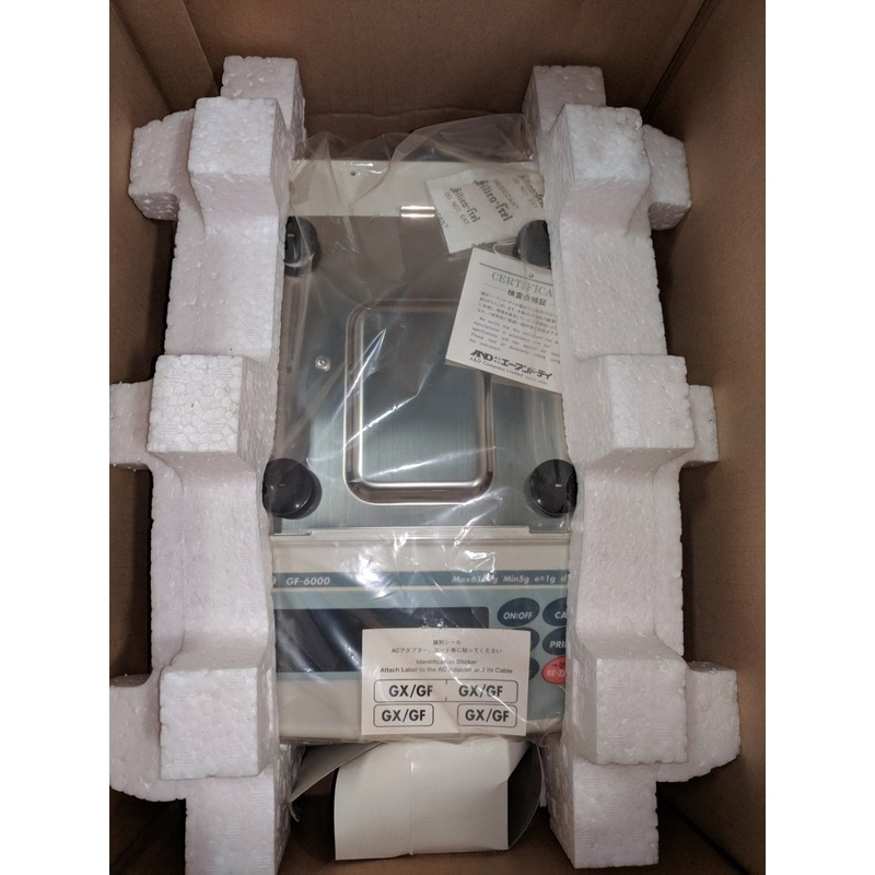 A&D GF-6000 Precision Lab Balance, Compact Jewelry Scale 6100gX0.1g,