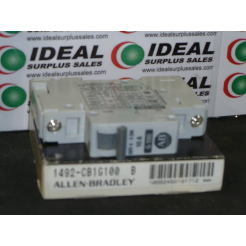 Allen Bradley  1492-CB1G100 Circuit Breaker Series A SP  10 A Plug- In