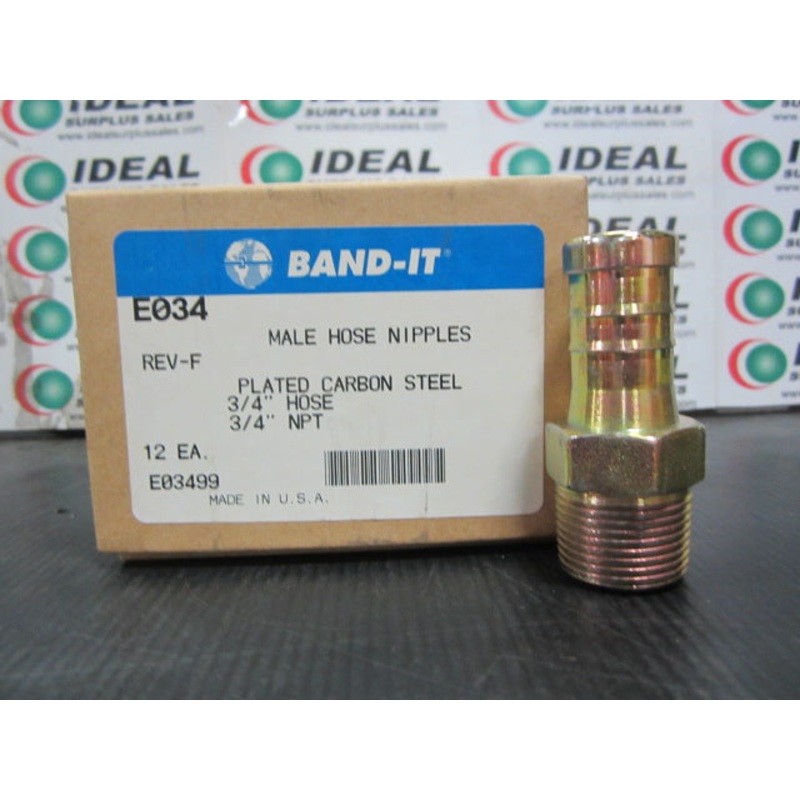 BAND-IT E034 HOSE|Factory Sealed Packaging|New In Box|New No Box|Used|Reconditioned