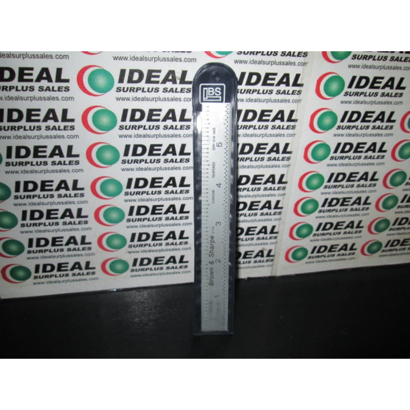 Brown & Sharpe 599-314-605 6 Rigid Stainless Rule