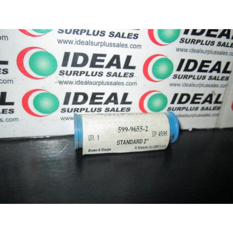 Brown & Sharpe USA 599-9655-2 2 Micrometer Calibration Standard