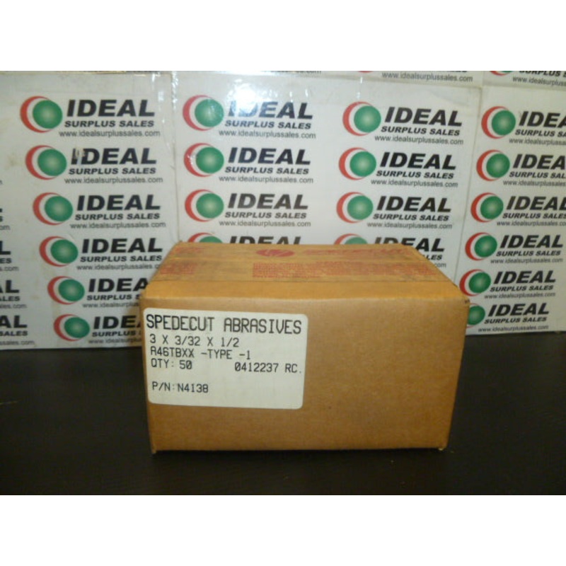 Spedecut Abrasives A46TBXX 3 x 3/32 x 1/2 Cutoff Wheel (50PCS)