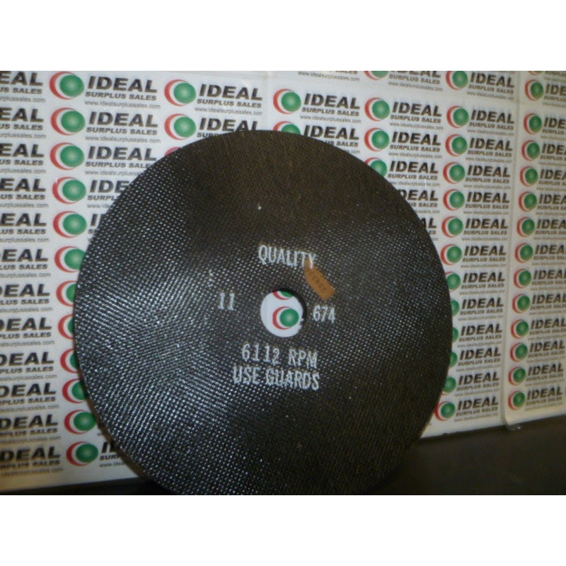 BATES ABRASIVES A11674 WHEEL|Factory Sealed Packaging|New In Box|New No Box|Used|Reconditioned