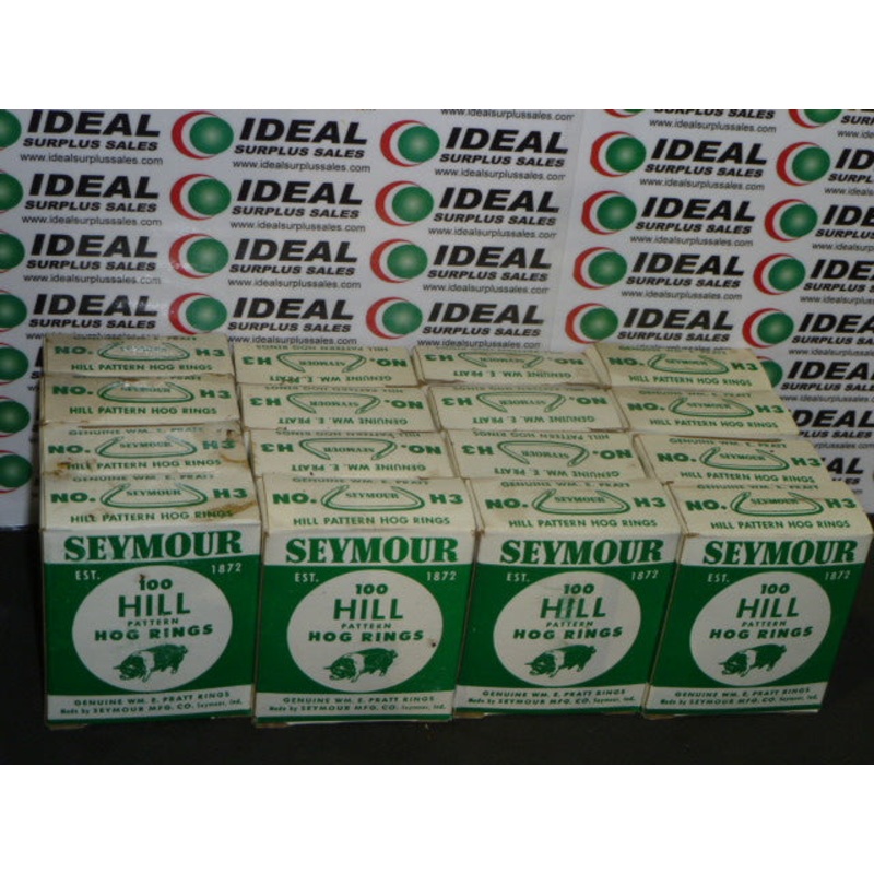 SEYMOUR H3 HOG RINGS|Factory Sealed Packaging|New In Box|New No Box|Used|Reconditioned