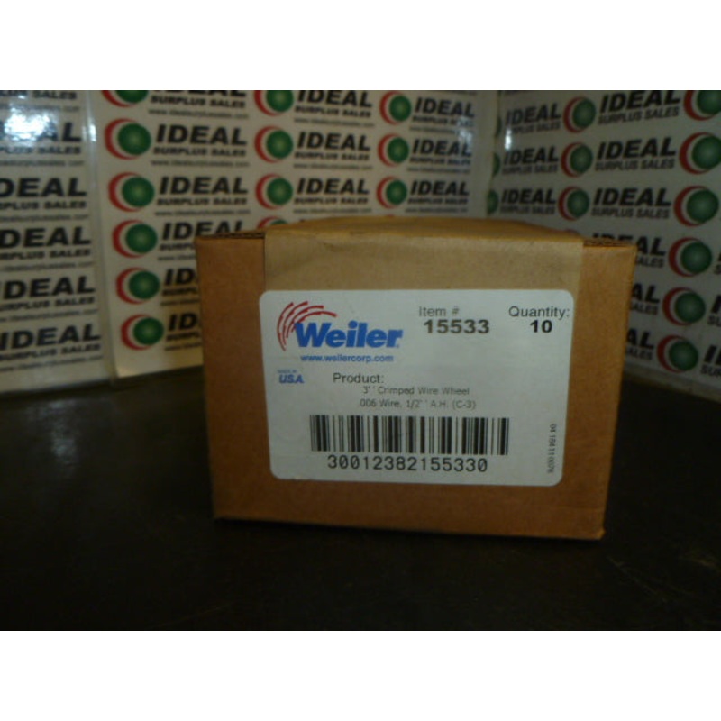 WEILER 15533 BRUSH|Factory Sealed Packaging|New In Box|New No Box|Used|Reconditioned