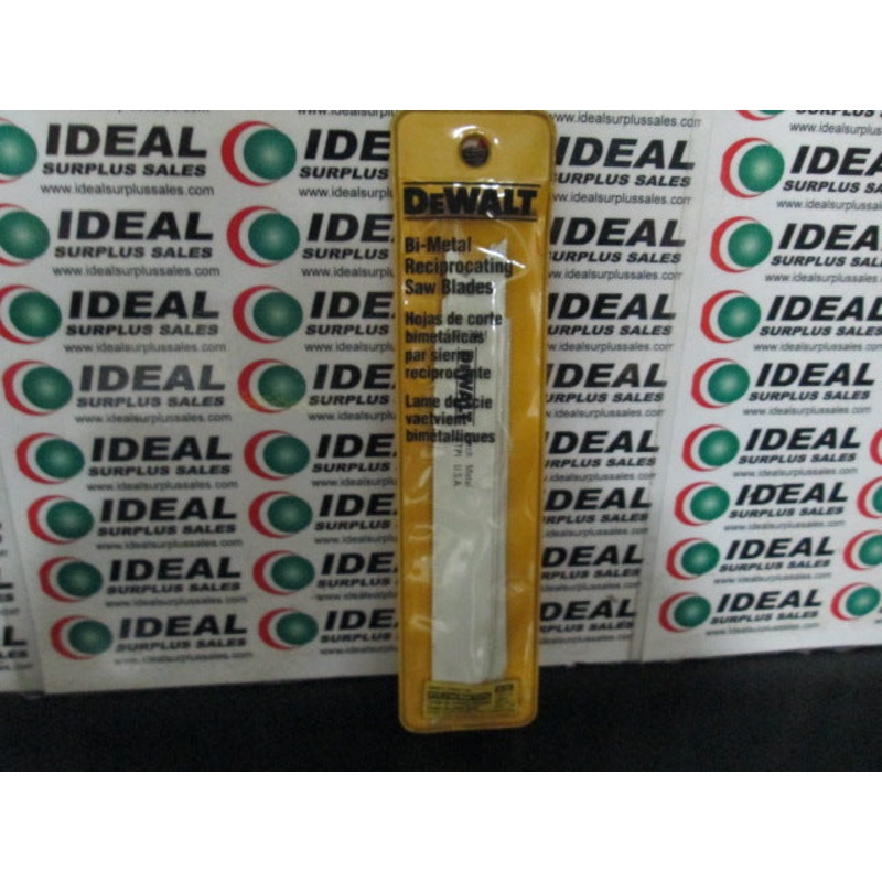 BLADE, DEWALY DW3811, 6 18 TPI, METAL SAWZALL BLADE – PACK OF 4