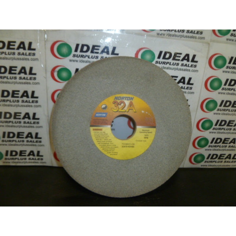 WHEEL, NORTON – 32A70-K5VBE, GRINDING WHEEL, 7 X 3/8 X 1-1/4, (4/PKG)