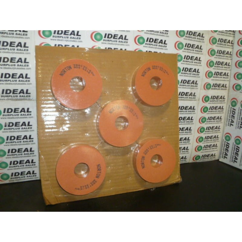 WHEEL, NORTON – 38A120-K8V, ALUNDUM GRINDING WHEEL 4 X 3/16 X 1-1/4 (32/PKG)