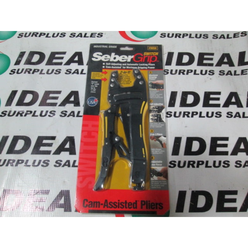 Seber Grip 9050 Self Adjusting Auto Locking Cam Assisted Pliers