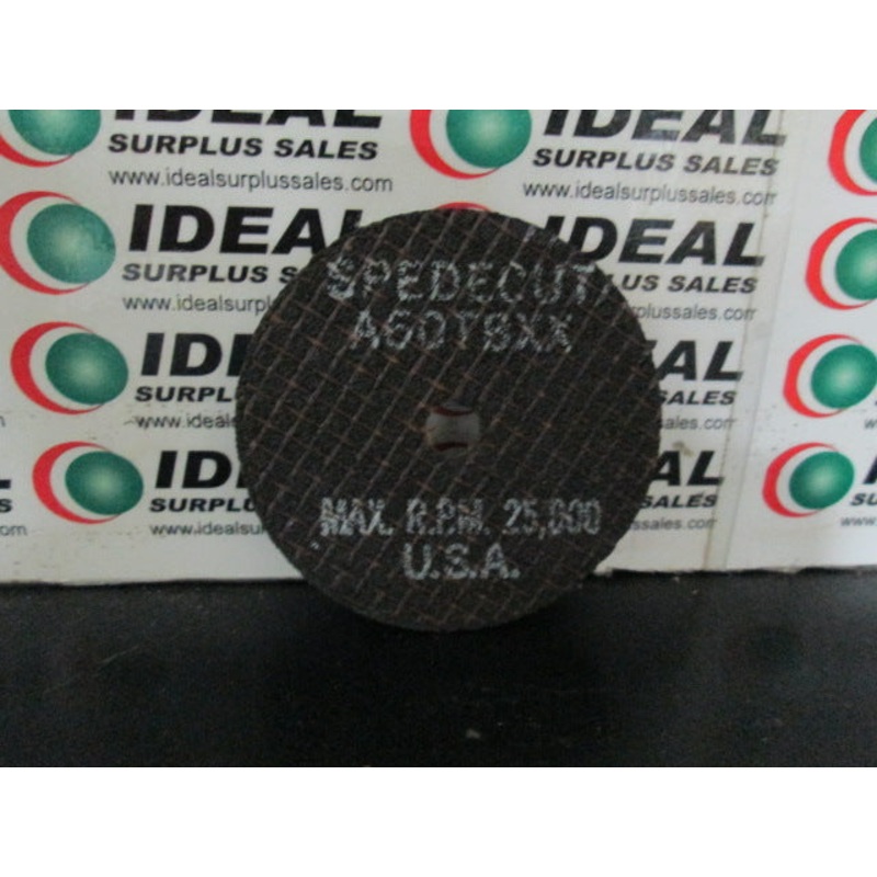 SPEDECUT 3X1/8X3/8 DISC|Factory Sealed Packaging|New In Box|New No Box|Used|Reconditioned