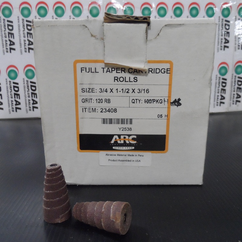 ARC ABRASIVES 23408|Factory Sealed Packaging|New In Box|New No Box|Used|Reconditioned