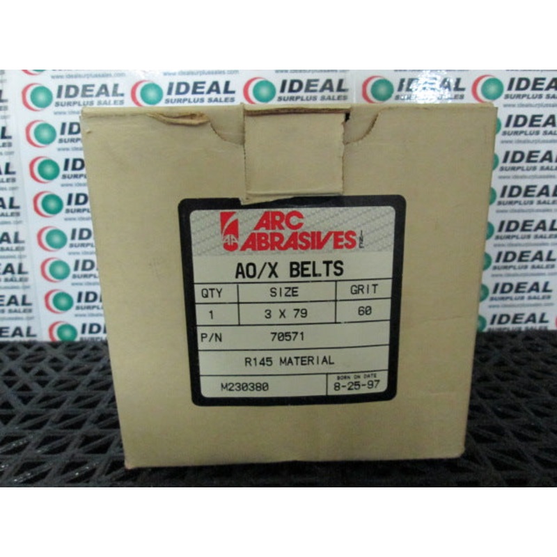 ARC ABRASIVES 70571 ABRASIVE BELT