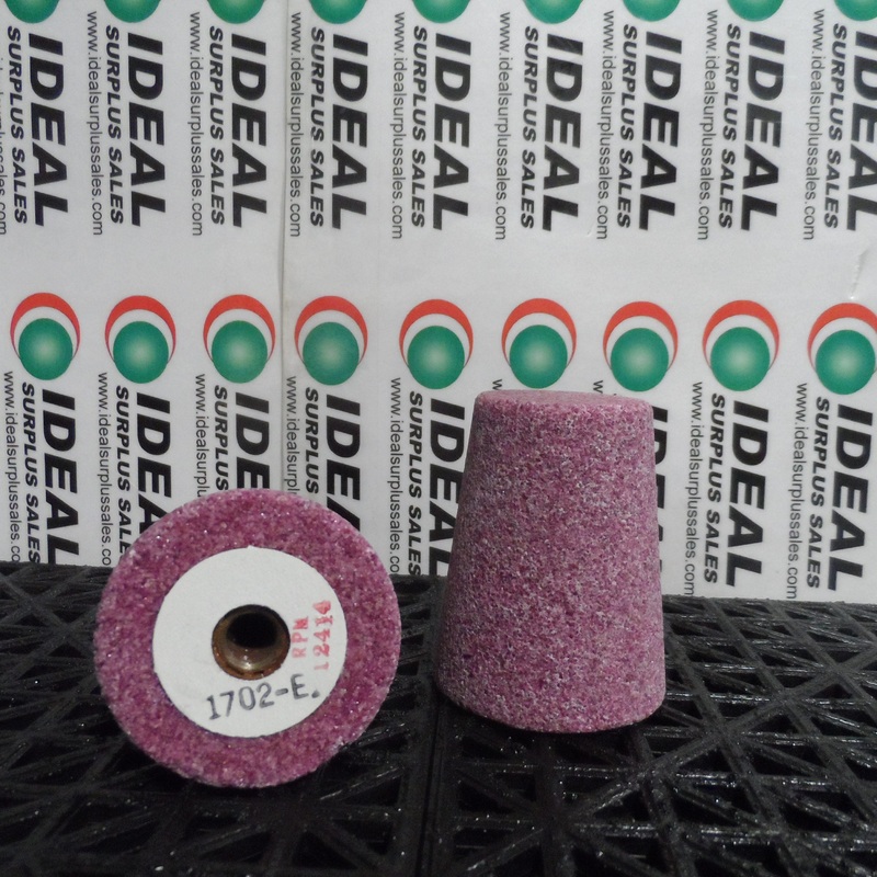 CONE, NORTON – 1702-E, CONE SHAPE GRINDING WHEEL, 2 X 2-1/2 X 3/8 IN, RPM 12414