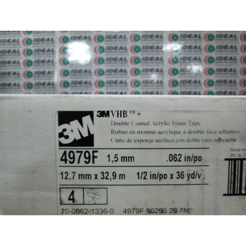 3M 4979F TAPE|Factory Sealed Packaging|New In Box|New No Box|Used|Reconditioned