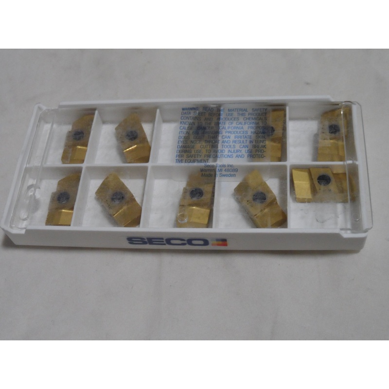 BLADE, SECO – F40M, XOEX120408R-M07, CARBIDE INSERTS (10/PKG)