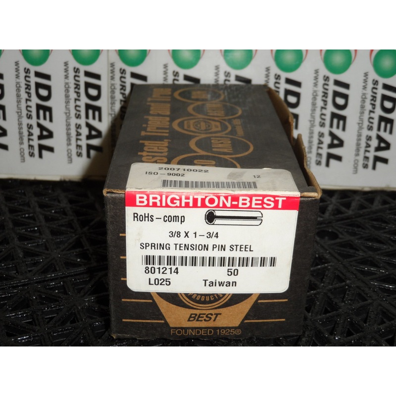 BRIGHTON-BEST 801214|Factory Sealed Packaging|New In Box|New No Box|Used|Reconditioned