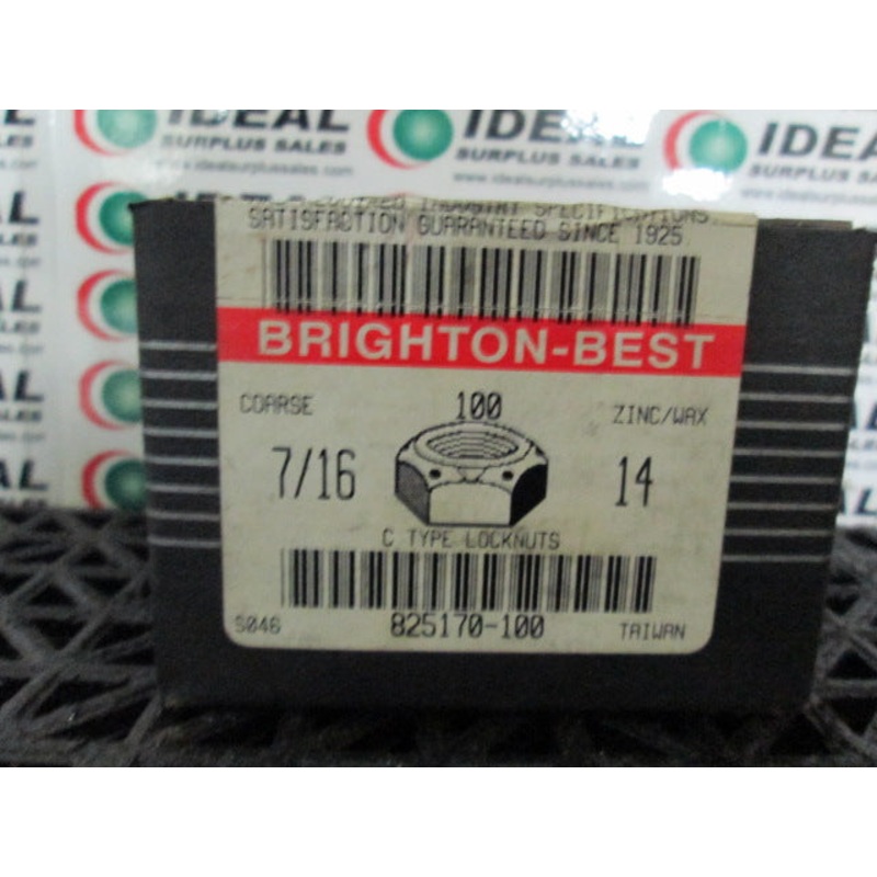 BRIGHTON-BEST 825170|Factory Sealed Packaging|New In Box|New No Box|Used|Reconditioned