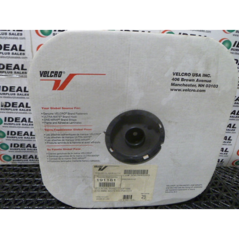VELCRO 191181 TAPE|Factory Sealed Packaging|New In Box|New No Box|Used|Reconditioned