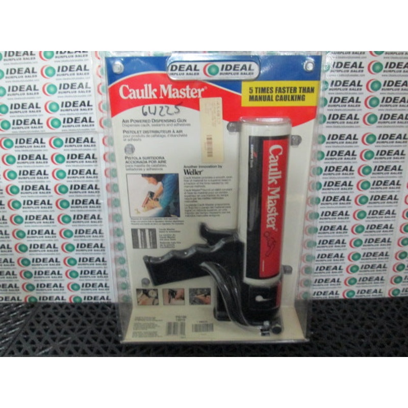 Weller CaulkMaster PG100 Pneumatic Caulk Gun 10.5 OZ w/3FT Hose 1/4NPT Fitting