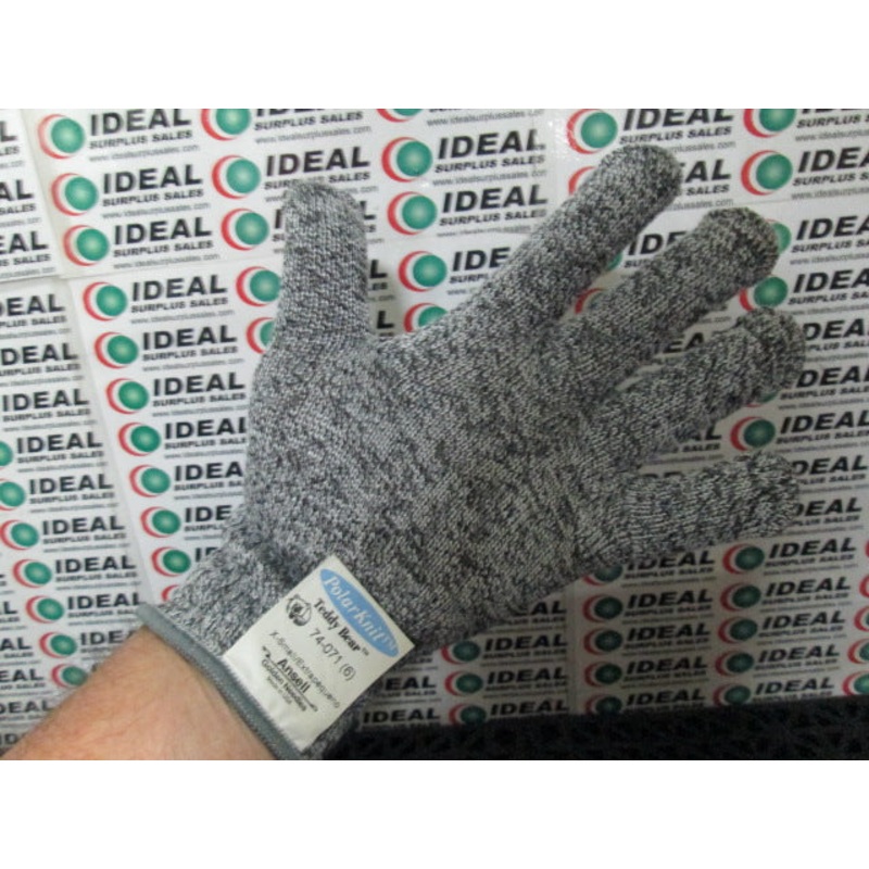 Ansell 74-071 Cut-Resistant Glove Polar Knit Teddy Bear Glove SM