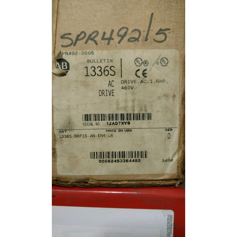 Allen Bradley 1336S-BRF15-AN-EN4-L6 1.5HP VFD Vector Drive 480V 3PH