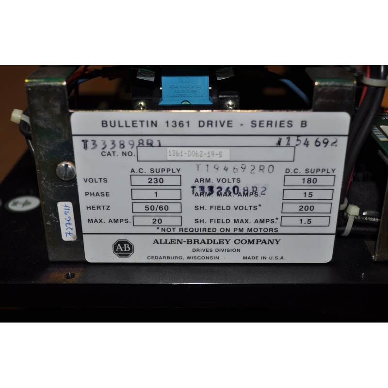 Allen Bradley 1361-D06219-5 Series B Drive