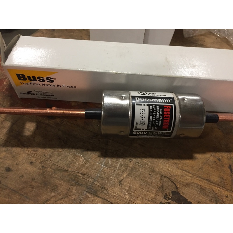 Bussmann FRS-R-150 Fusetron 150A Time Delay Fuse RK5 150 AMP 600V