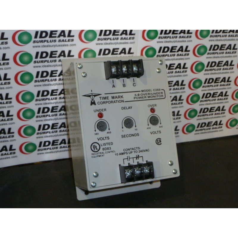 TIME MARK  MODEL C269 – MONITOR, 3 PHASE POWER MONITER
