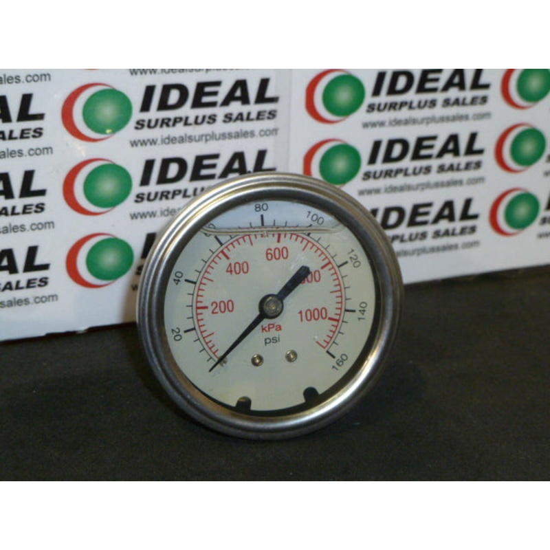 CPT  5WZ68 – GAGE, 2.5 FACE, 1/4 NPT, 0-160 PSI, 0-1200 kPa, OIL FILLED