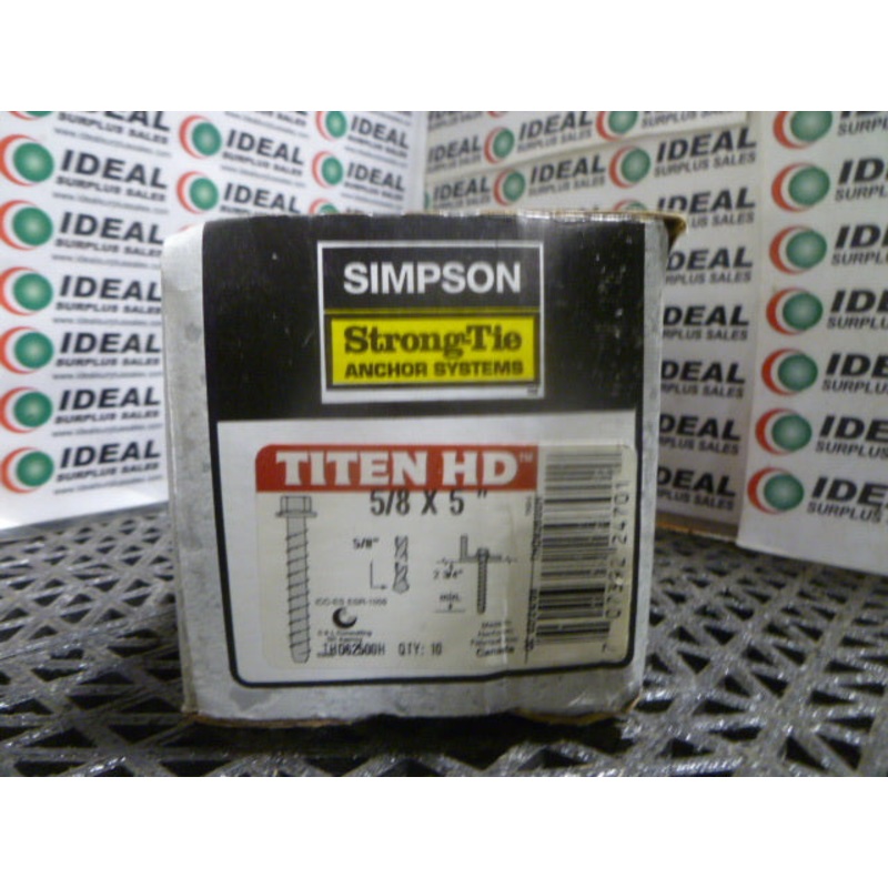 SIMPSON TH62500H|Factory Sealed Packaging|New In Box|New No Box|Used|Reconditioned