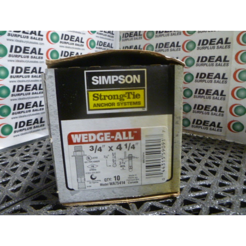 SIMPSON WA75414|Factory Sealed Packaging|New In Box|New No Box|Used|Reconditioned