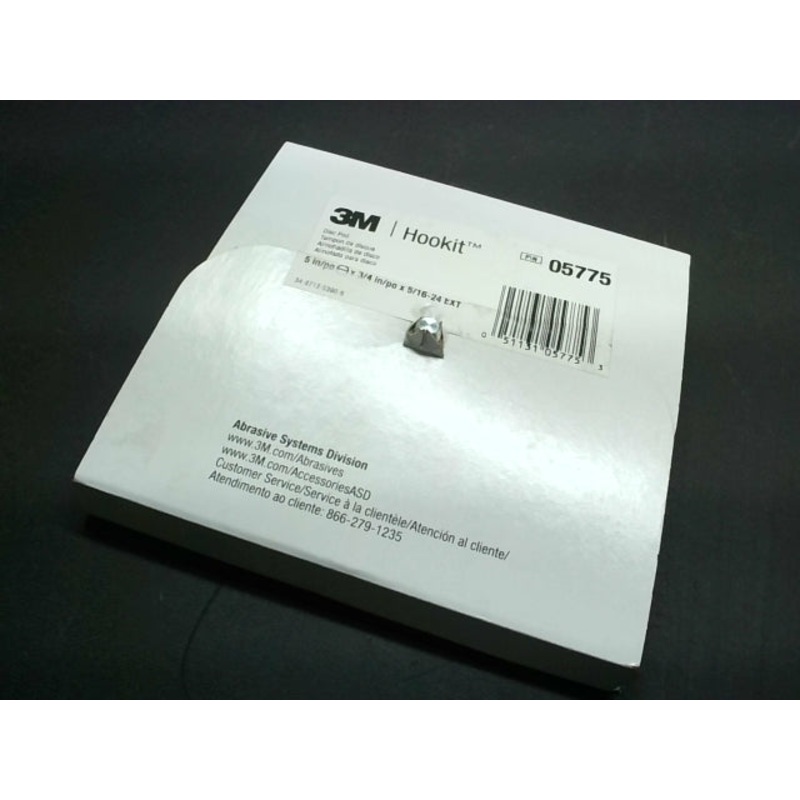 3M 05775 Hookit 5×3/4 Disc Pad Hook and Loop Attachment