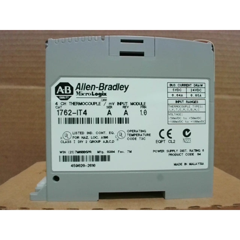 Allen Bradley 1762-IT4 /A Thermocouple Input Module 4 Channel