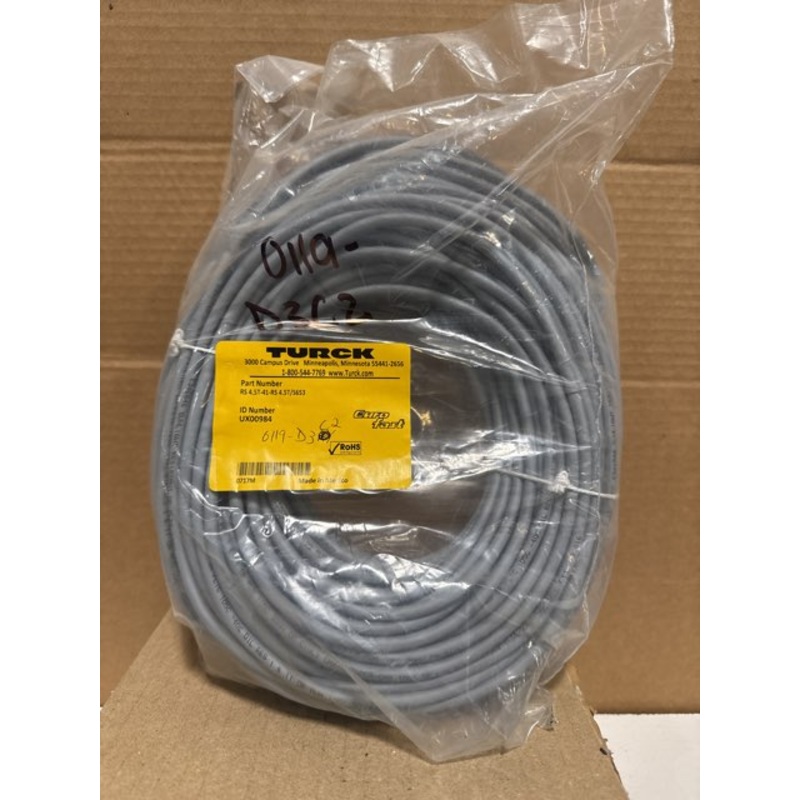 Turck RS 4.5T-41-RS 4.5T/S653 QD Cable Cordset 41M Length UX00984