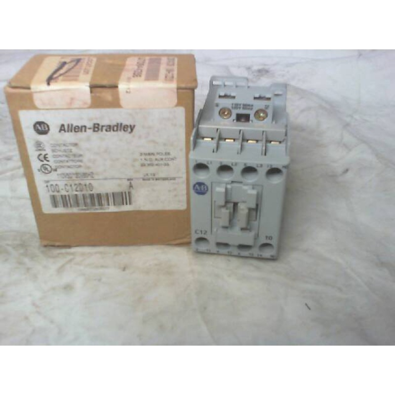 Allen Bradley 100-C12D10 IEC Contactor 12AMP 120VAC