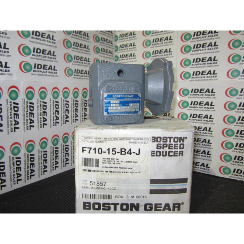 Boston Gear F710-15-B4-J Speed Reducer Worm 15:1 42CZ