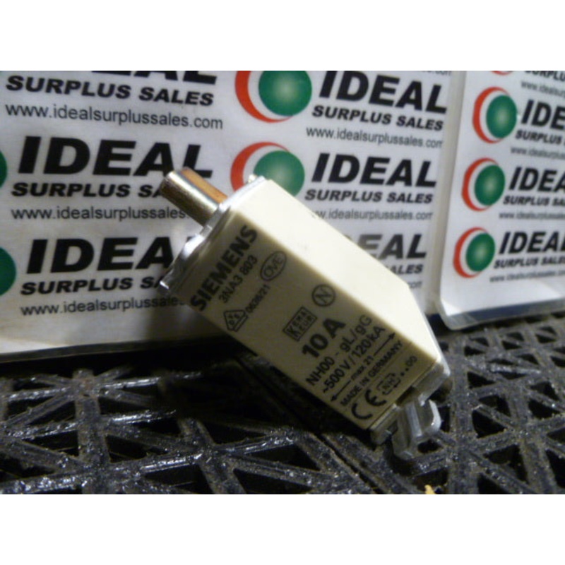 Siemens 3NA3803 Fuse Link 10A 500V 120kA