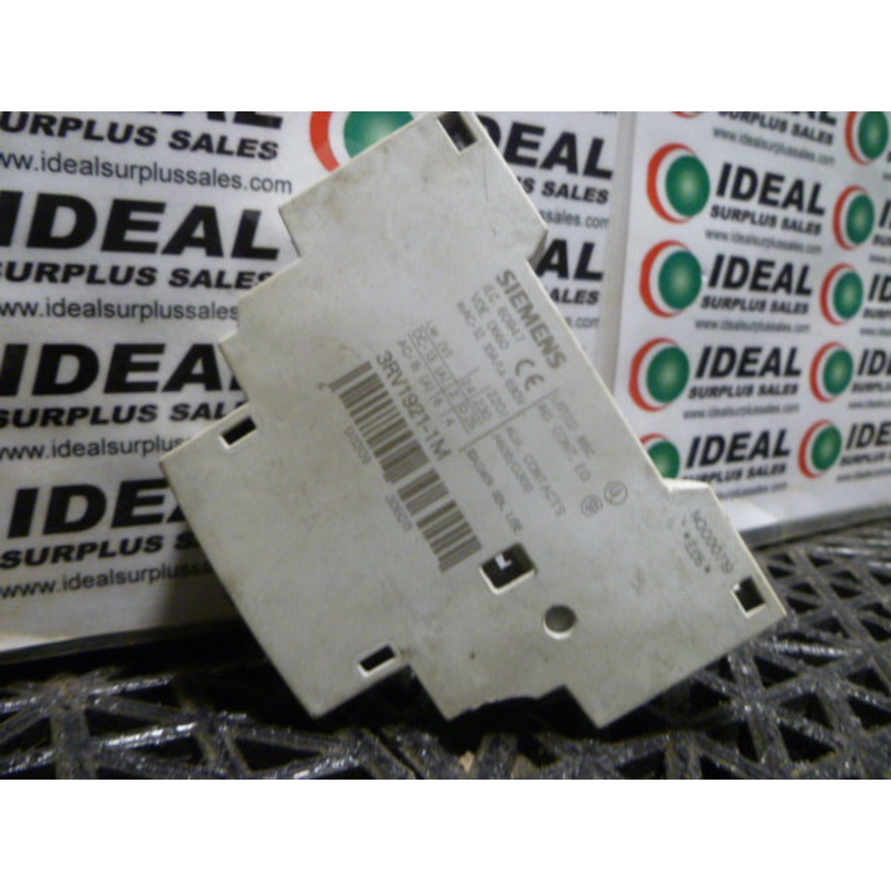 SIEMENS 3RV19211M BLOCK|Factory Sealed Packaging|New In Box|New No Box|Used|Reconditioned