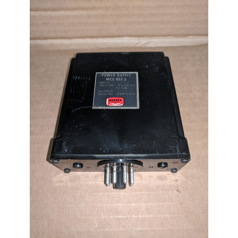 Warner Electric MCS-802-2 Power Supply Module 120Vac 90Vdc