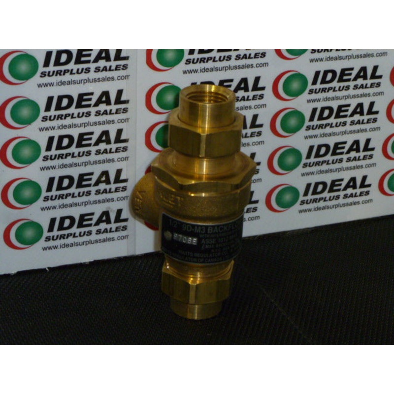 WATTS 1/2 9D-M3 Backflow Preventer With Atmospheric Vent 1/2